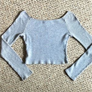 Brandy Melville Cropped Long Sleeve - Size S/M